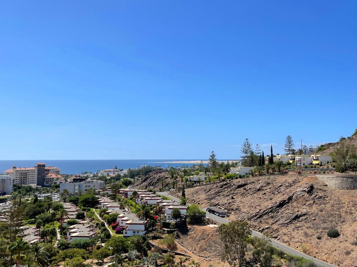Luxury Villa Morelli With Seaview & Heated Pool Maspalomas  Exterior photo