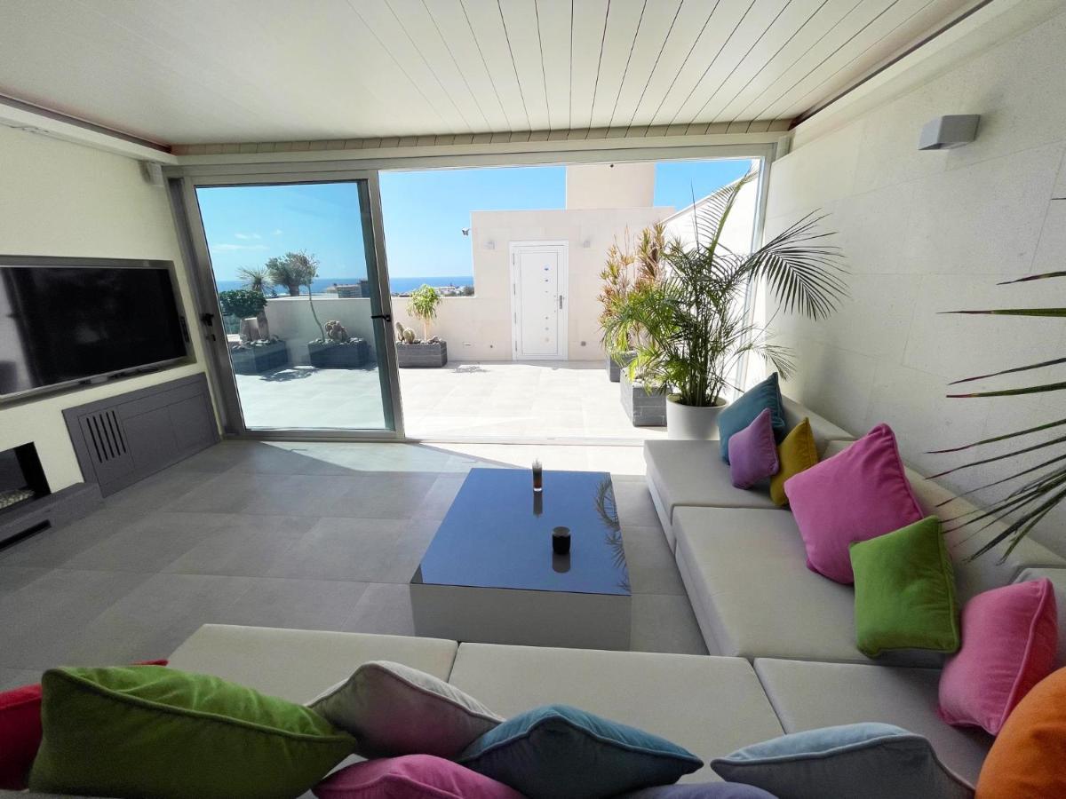 Luxury Villa Morelli With Seaview & Heated Pool Maspalomas  Exterior photo